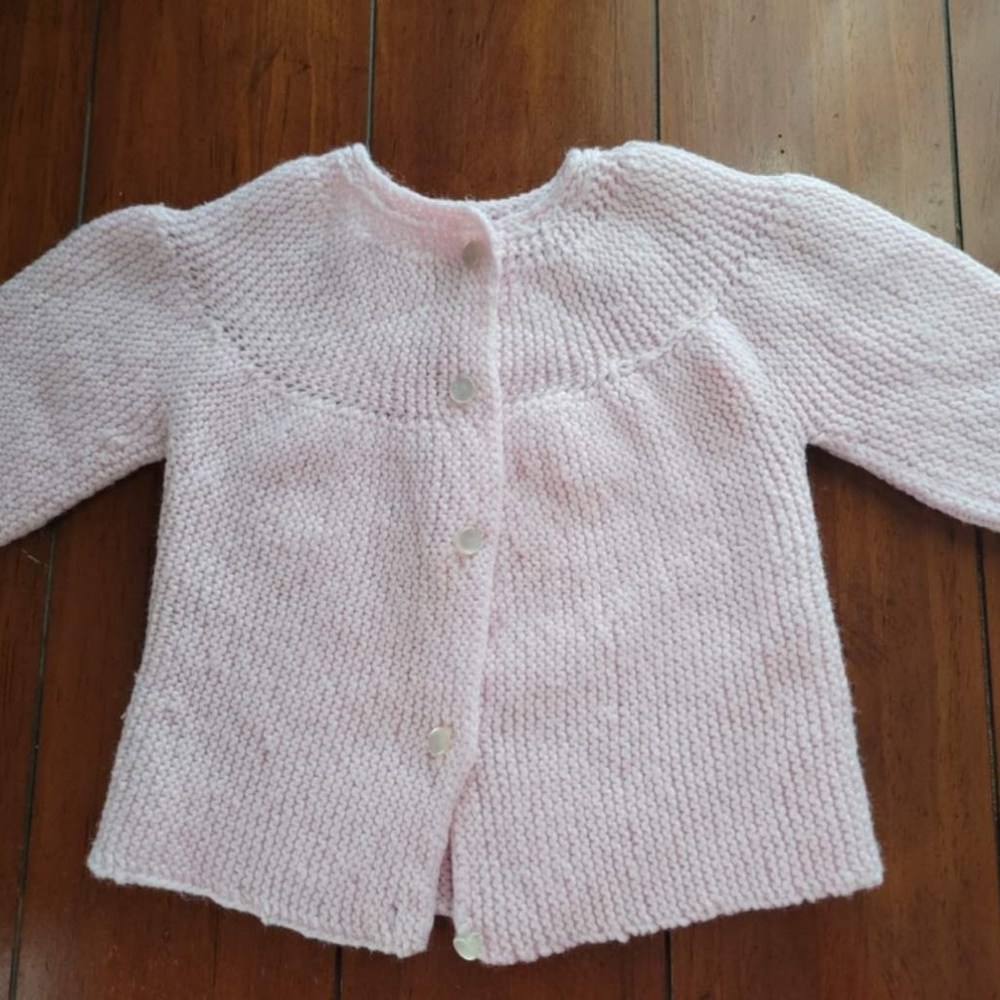 Knit Girl's Cardigan (handmade)
